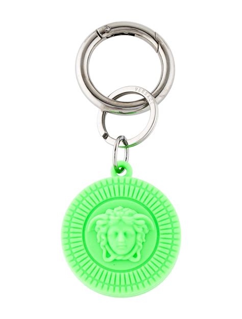 versace keychain prices|Versace medusa keychain.